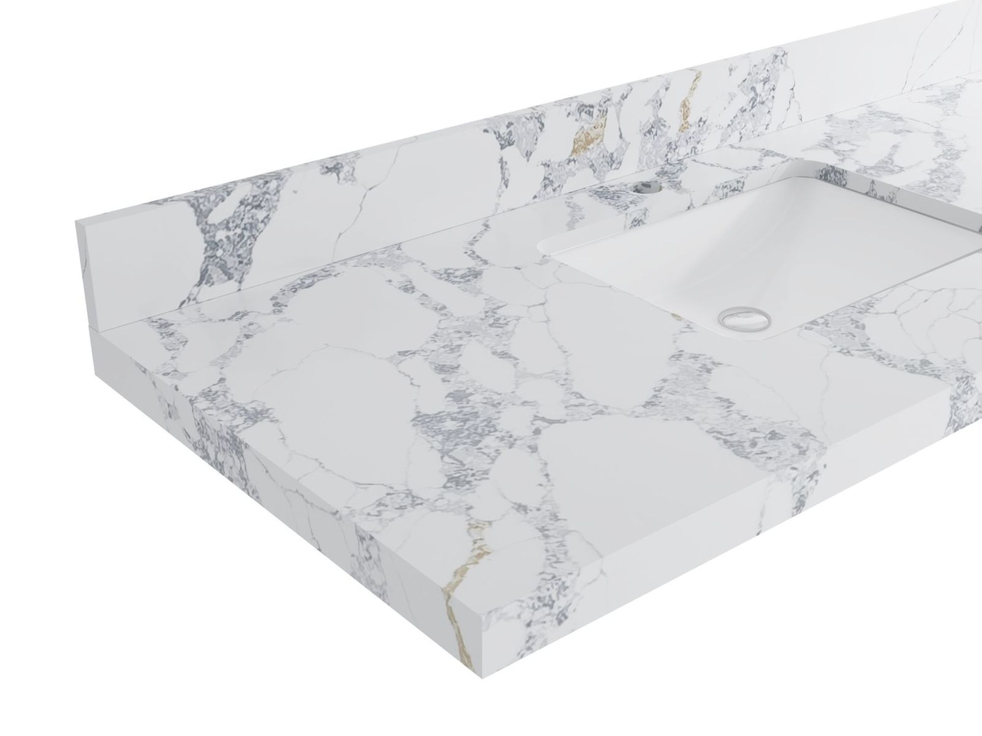 Aberdeen 36 in. W x 22 in. D Left Offset Sink Bathroom Vanity