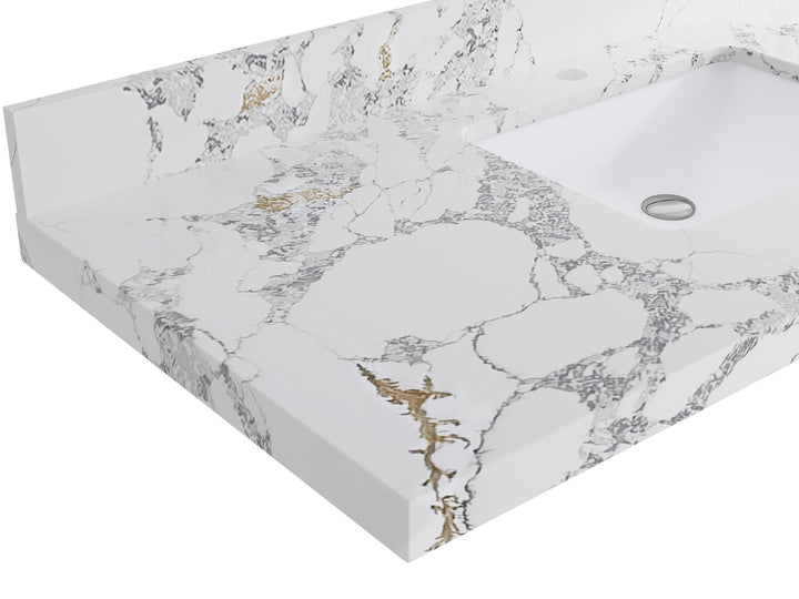 Aberdeen 84 in. W x 22 in. D Double Sink Bathroom Vanity - photo 48