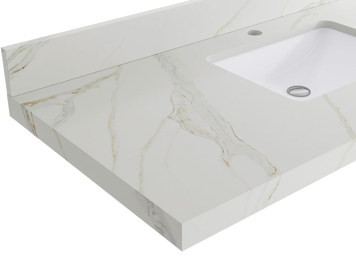 Sonoma 84 in W x 22 in D Free Standing Reeded Double Sink Bathroom Vanity - photo 32