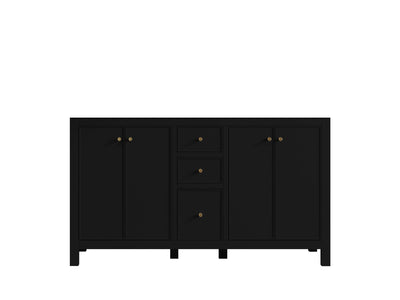 Chicago 60 in. W x 22 in. D Double Sink Bathroom Vanity