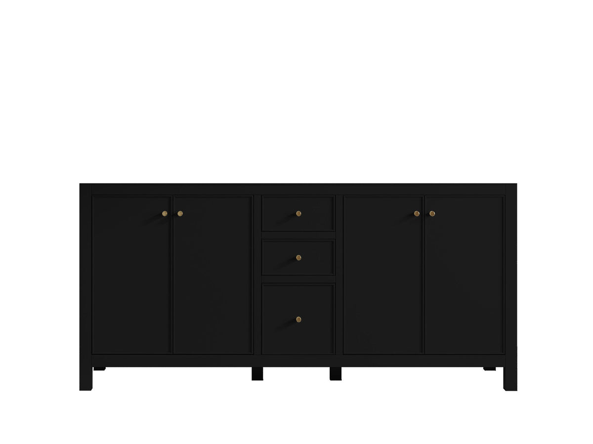 Chicago 72 in. W x 22 in. D Double Sink Bathroom Vanity