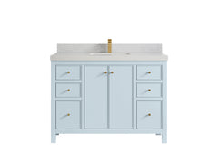 Chicago 48 in. W x 22 in. D Single Sink Bathroom Vanity - photo 1