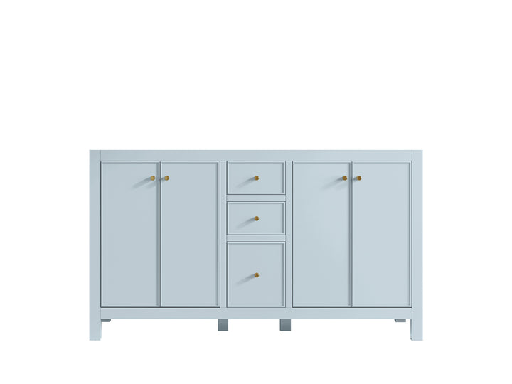 Chicago 60 in. W x 22 in. D Double Sink Bathroom Vanity - photo 6