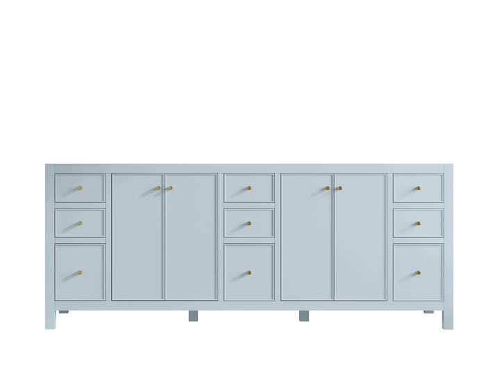 Chicago 84 in. W x 22 in. D Double Sink Bathroom Vanity - photo 6