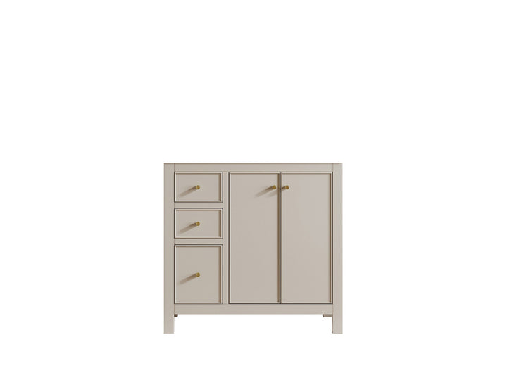 Chicago 36 in. W x 22 in. D Right Offset Sink Bathroom Vanity - photo 6