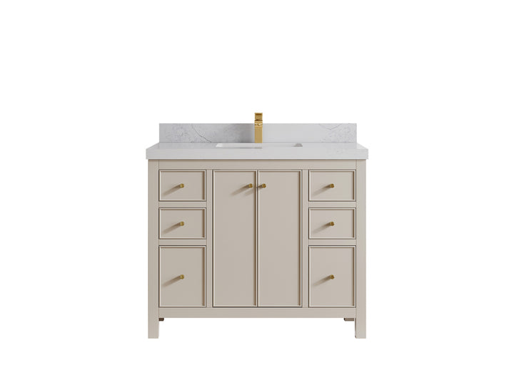 Chicago 42 in. W x 22 in. D Single Sink Bathroom Vanity - photo 1
