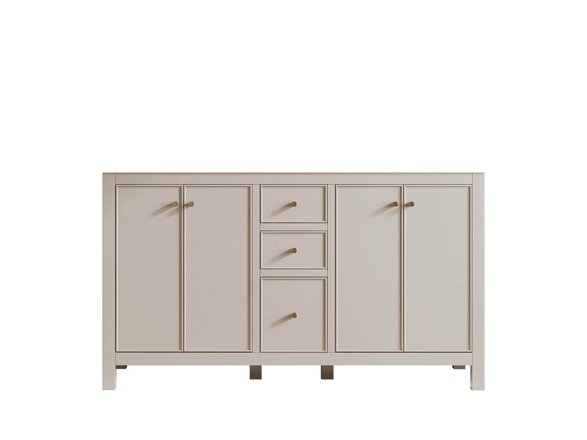 Chicago 60 in. W x 22 in. D Double Sink Bathroom Vanity