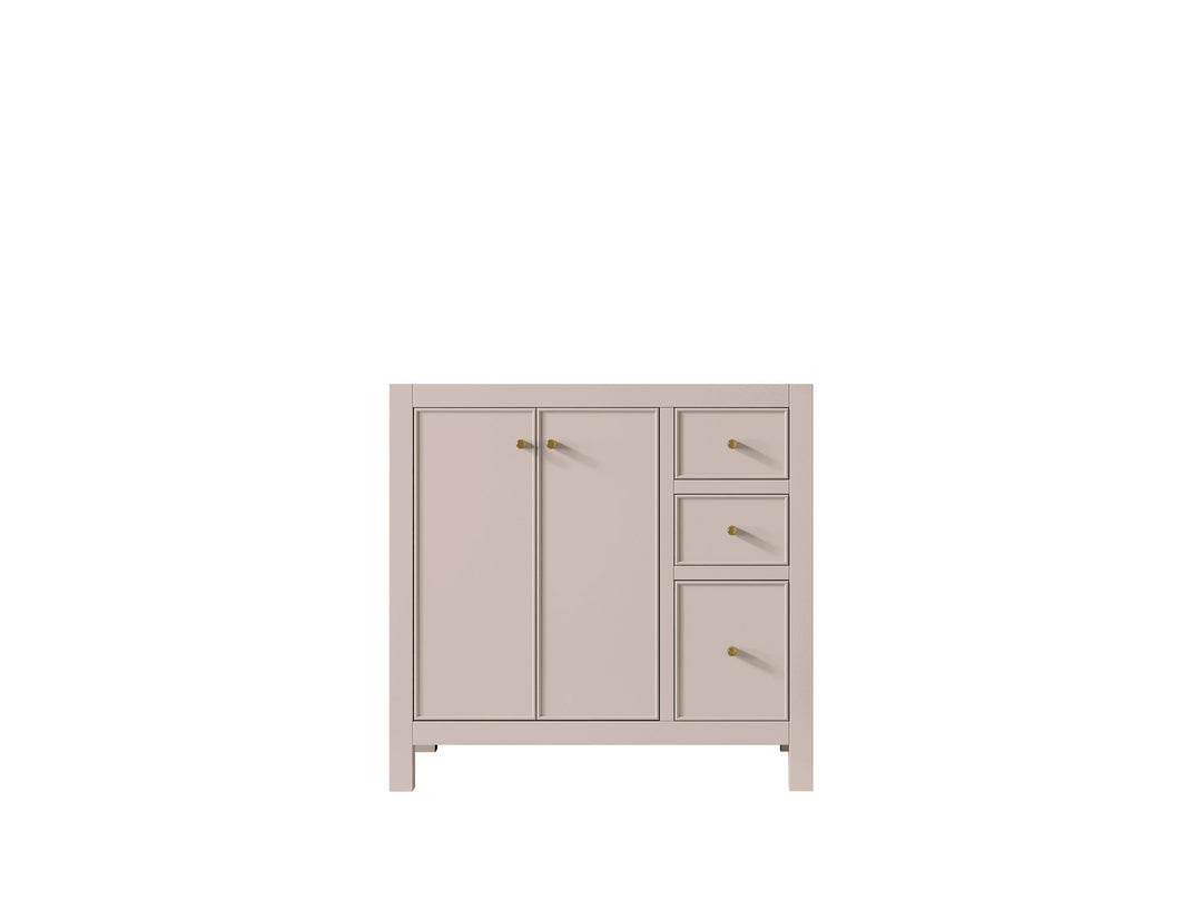 Chicago 36 in. W x 22 in. D Center Sink Bathroom Vanity