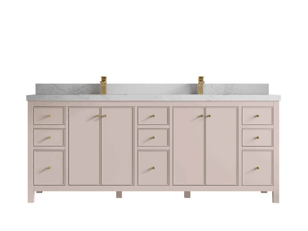 Chicago 84 in. W x 22 in. D Double Sink Bathroom Vanity