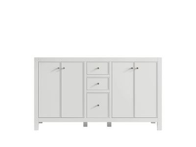 Chicago 60 in. W x 22 in. D Double Sink Bathroom Vanity