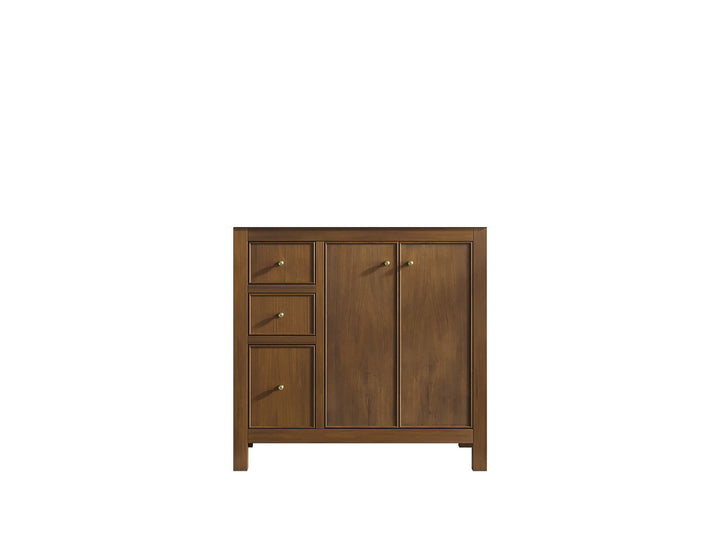 Chicago Teak 36 in. W x 22 in. D Center Sink Bathroom Vanity - photo 44