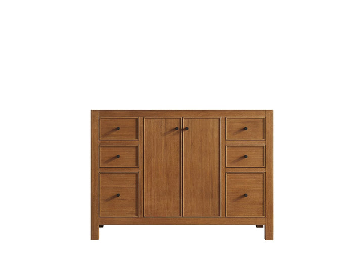 Chicago Veneer Teak 48 in. W x 22 in. D Single Sink Bathroom Vanity - photo 25