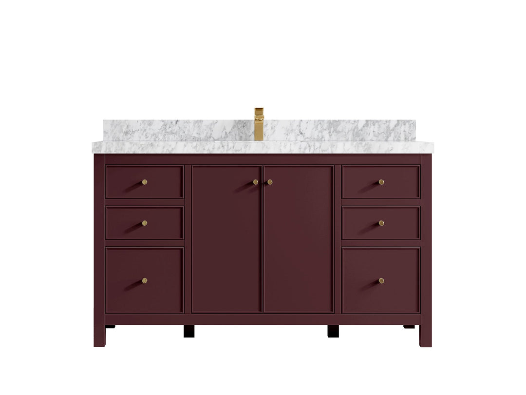 Chicago 60 in. W x 22 in. D Single Sink Bathroom Vanity