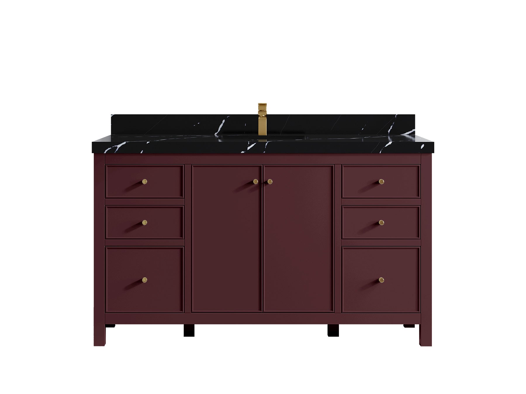 Chicago 60 in. W x 22 in. D Single Sink Bathroom Vanity
