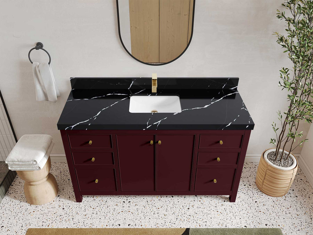 Chicago 60 in. W x 22 in. D Single Sink Bathroom Vanity