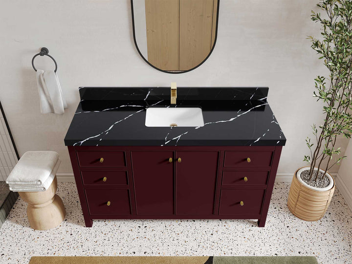 Chicago 60 in. W x 22 in. D Single Sink Bathroom Vanity - photo 31