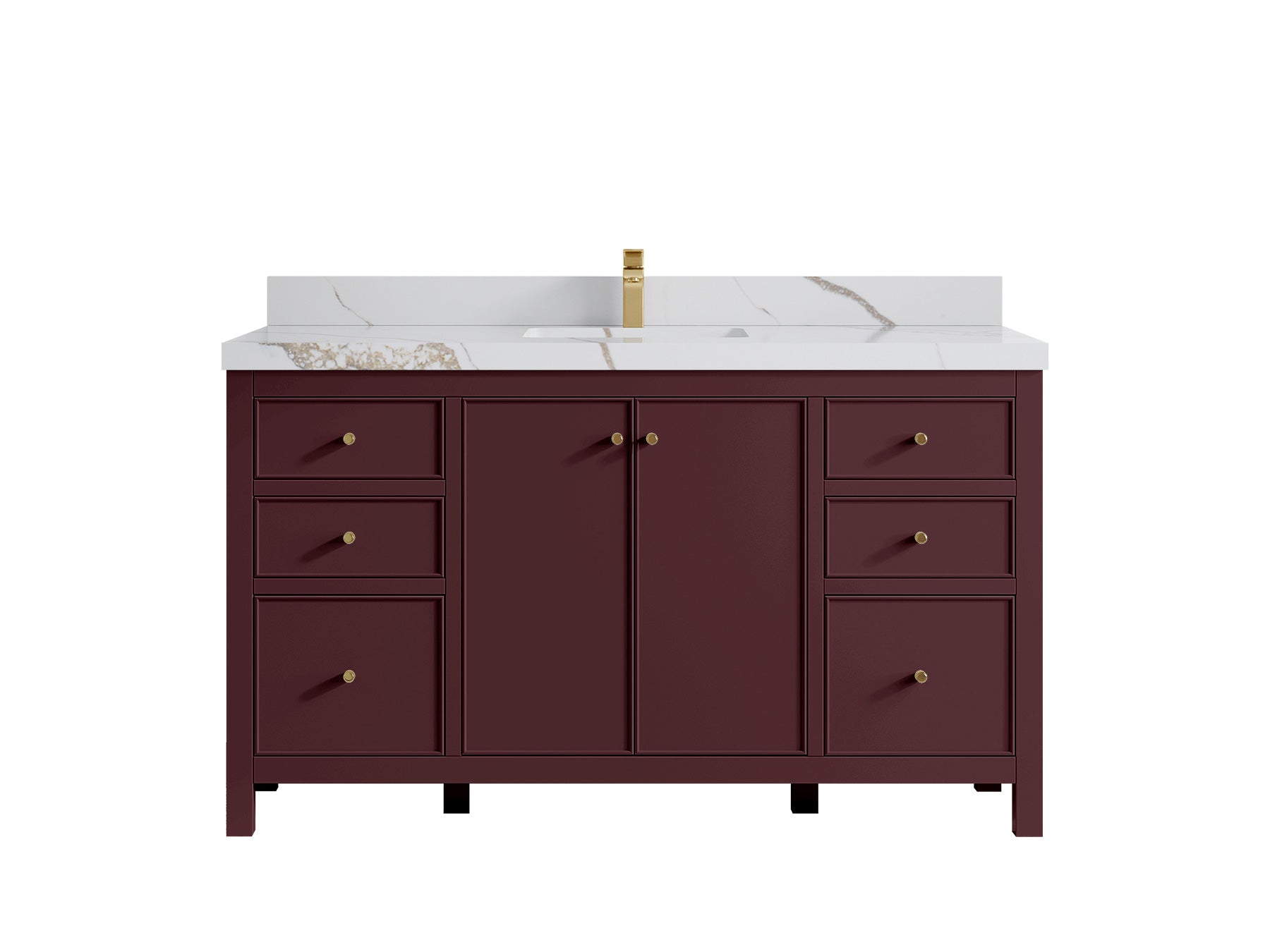 Chicago 60 in. W x 22 in. D Single Sink Bathroom Vanity