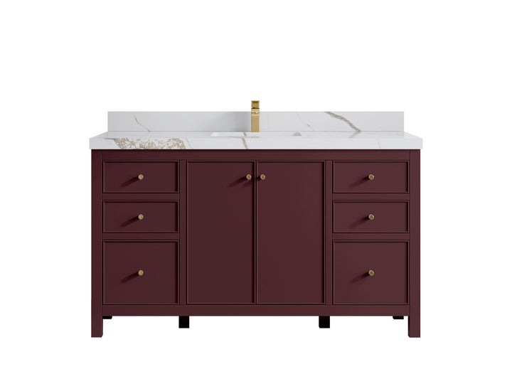 Chicago 60 in. W x 22 in. D Single Sink Bathroom Vanity - photo 34
