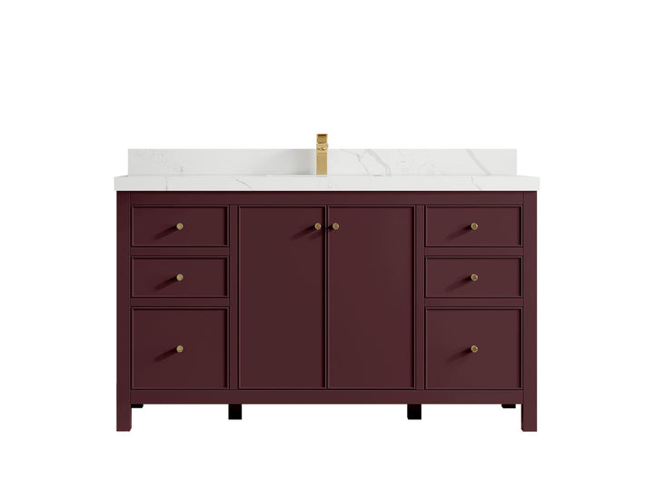 Chicago 60 in. W x 22 in. D Single Sink Bathroom Vanity - photo 36