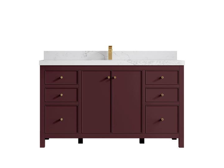 Chicago 60 in. W x 22 in. D Single Sink Bathroom Vanity - photo 38