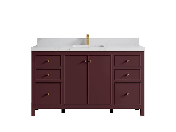 Chicago 60 in. W x 22 in. D Single Sink Bathroom Vanity - photo 42