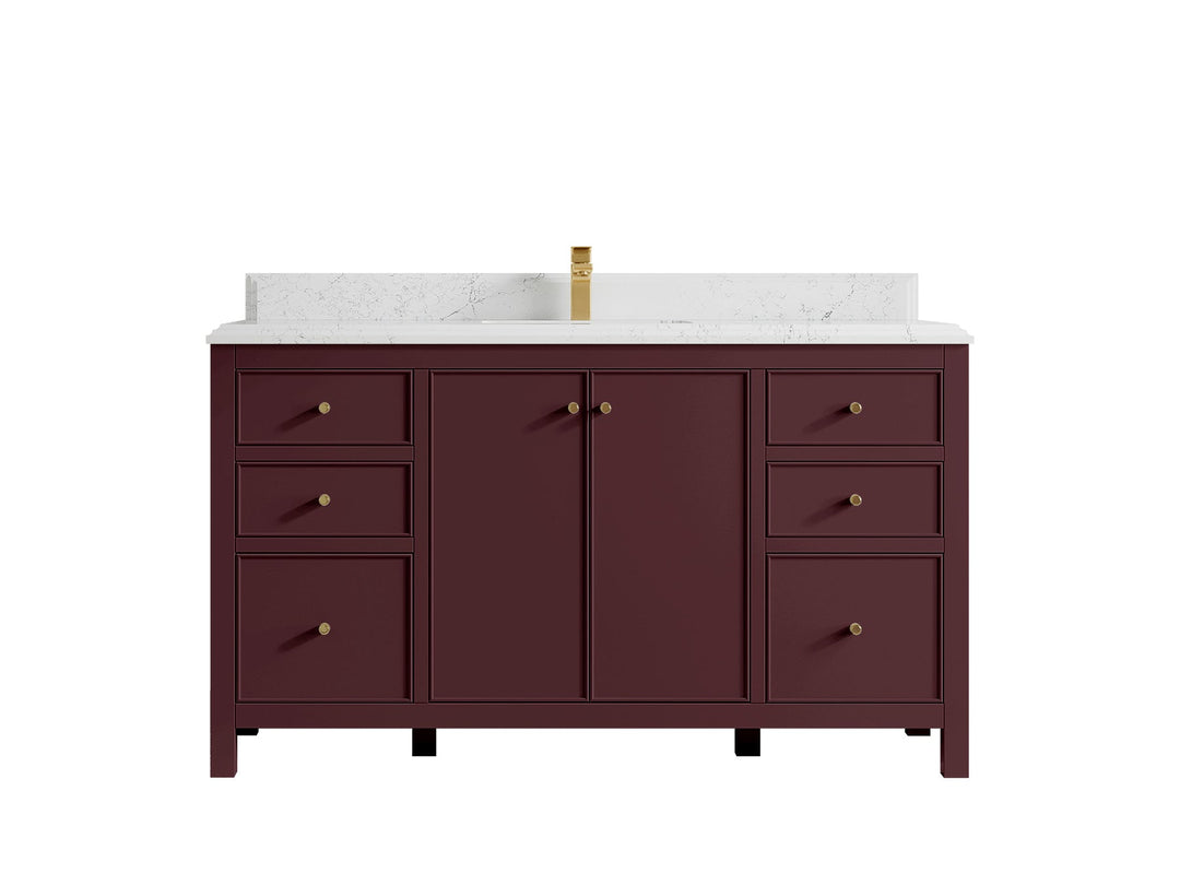 Chicago 60 in. W x 22 in. D Single Sink Bathroom Vanity