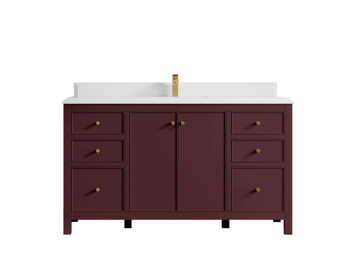 Chicago 60 in. W x 22 in. D Single Sink Bathroom Vanity - photo 14