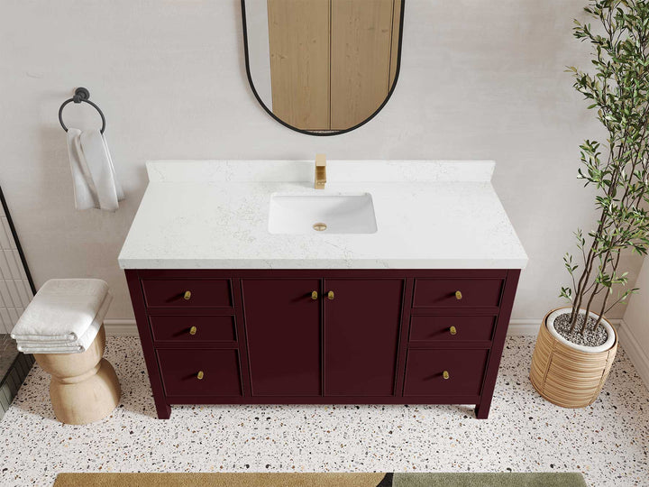 Chicago 60 in. W x 22 in. D Single Sink Bathroom Vanity - photo 15