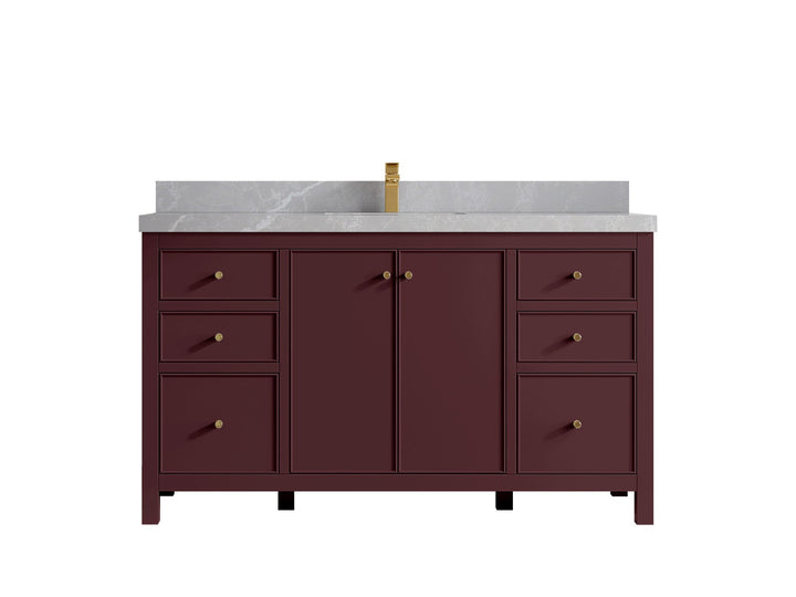 Chicago 60 in. W x 22 in. D Single Sink Bathroom Vanity - photo 18