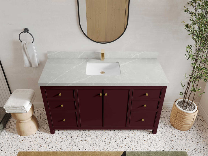 Chicago 60 in. W x 22 in. D Single Sink Bathroom Vanity - photo 17
