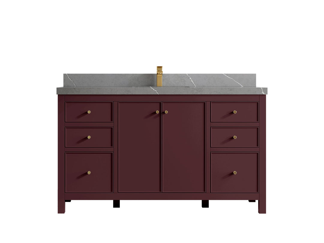 Chicago 60 in. W x 22 in. D Single Sink Bathroom Vanity