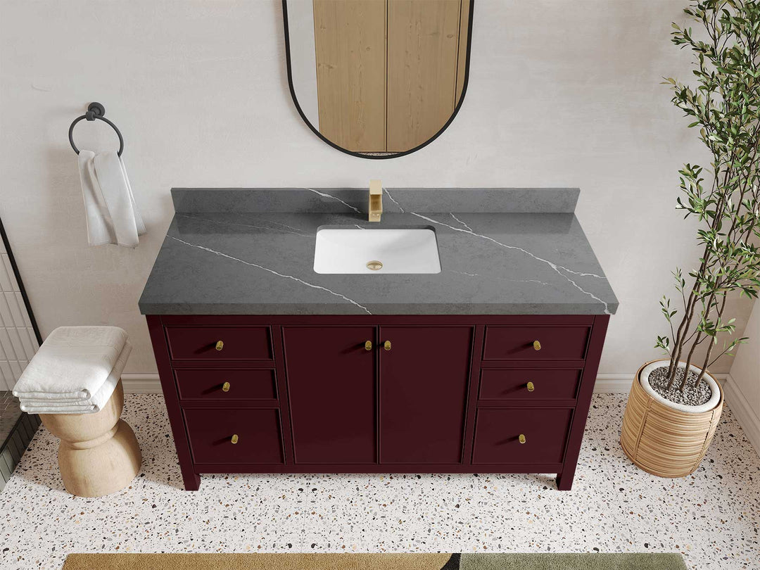 Chicago 60 in. W x 22 in. D Single Sink Bathroom Vanity