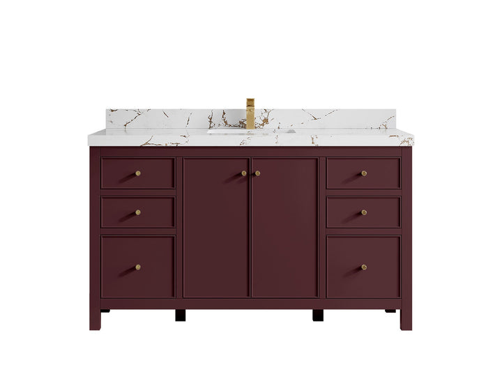 Chicago 60 in. W x 22 in. D Single Sink Bathroom Vanity - photo 22