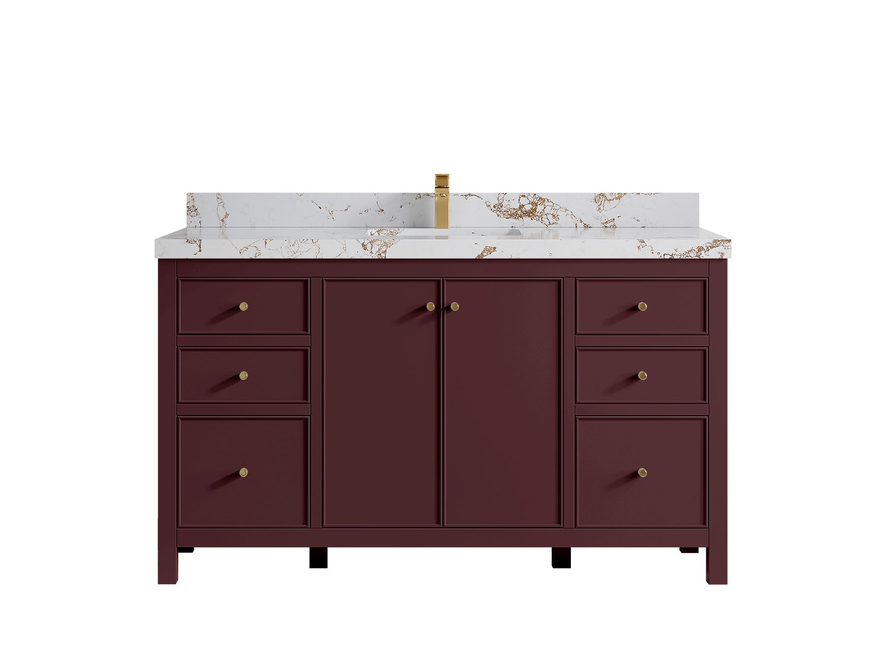 Chicago 60 in. W x 22 in. D Single Sink Bathroom Vanity