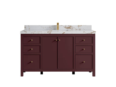 Chicago 60 in. W x 22 in. D Single Sink Bathroom Vanity