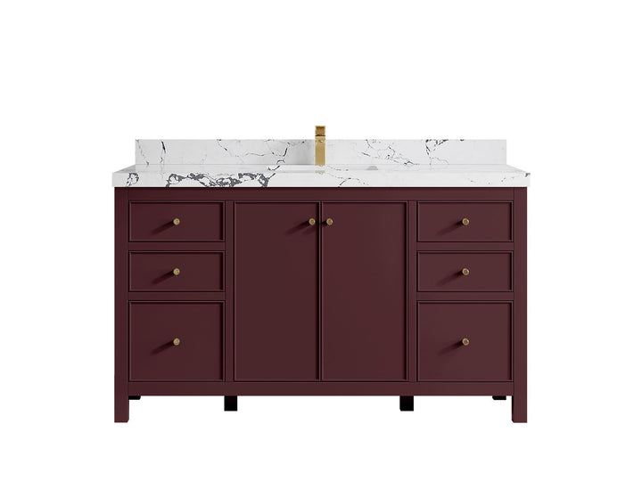 Chicago 60 in. W x 22 in. D Single Sink Bathroom Vanity - photo 26