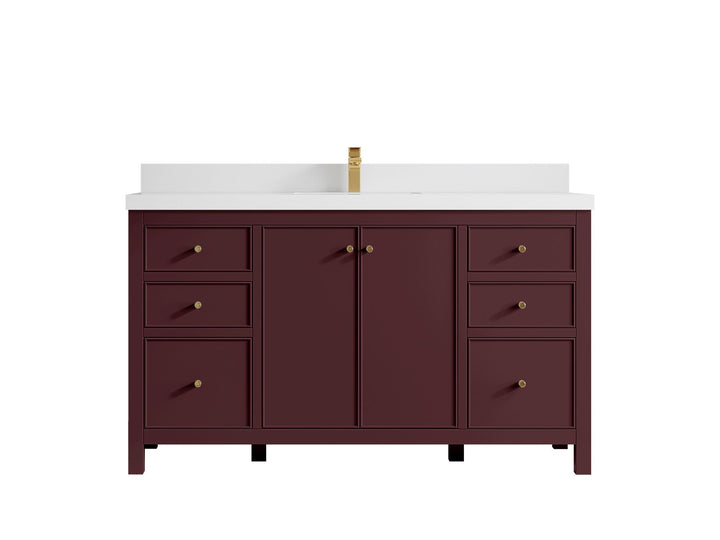 Chicago 60 in. W x 22 in. D Single Sink Bathroom Vanity - photo 30