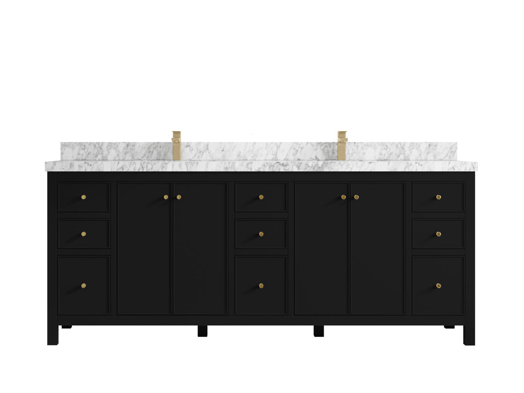 Chicago 84 in. W x 22 in. D Double Sink Bathroom Vanity
