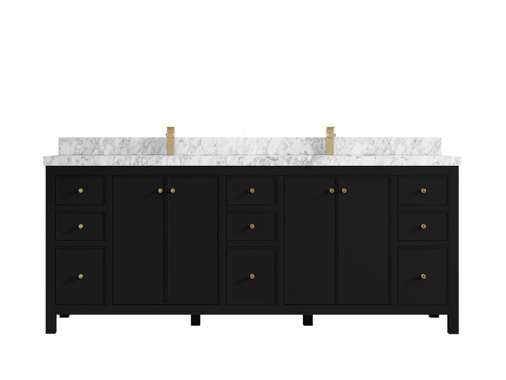 Chicago 84 in. W x 22 in. D Double Sink Bathroom Vanity - photo 11