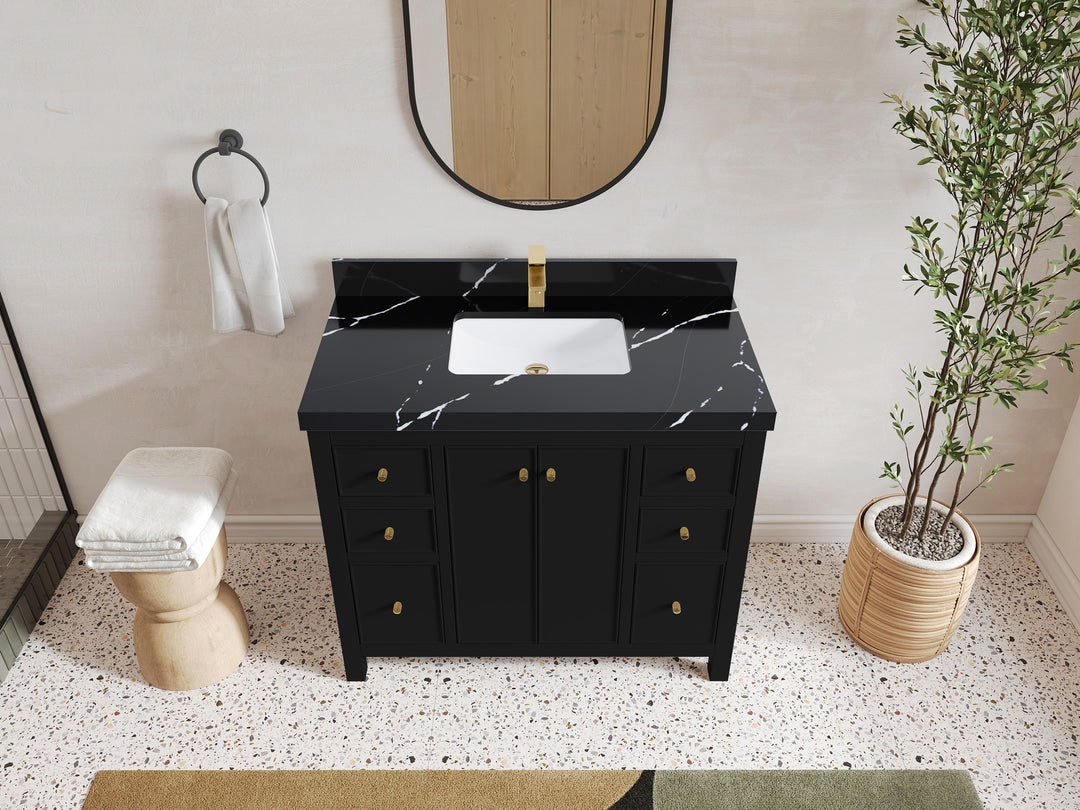 Chicago 42 in. W x 22 in. D Single Sink Bathroom Vanity