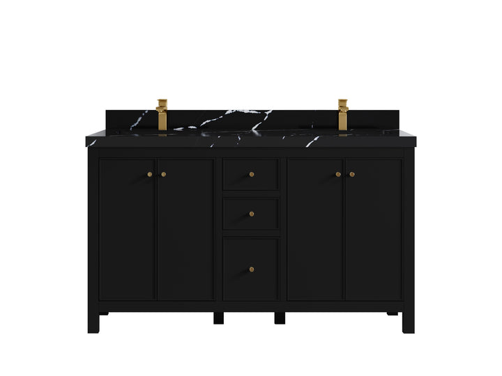 Chicago 60 in. W x 22 in. D Double Sink Bathroom Vanity - photo 9