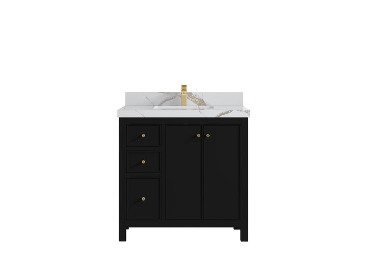 Chicago 36 in. W x 22 in. D Center Sink Bathroom Vanity - photo 15