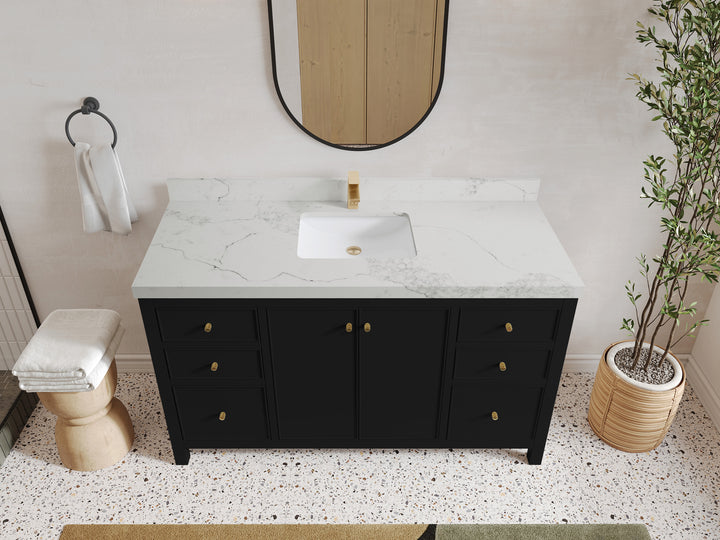 Chicago 60 in. W x 22 in. D Single Sink Bathroom Vanity - photo 18