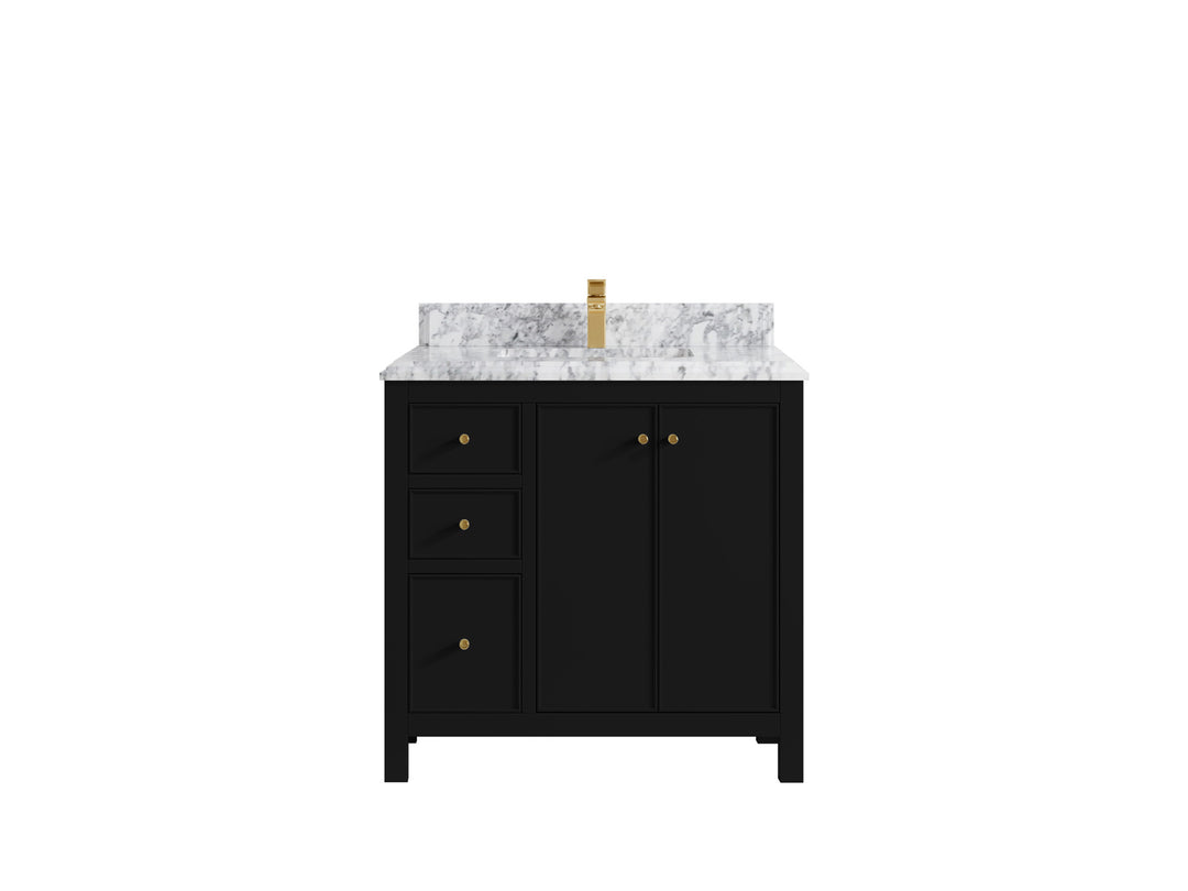 Chicago 36 in. W x 22 in. D Center Sink Bathroom Vanity