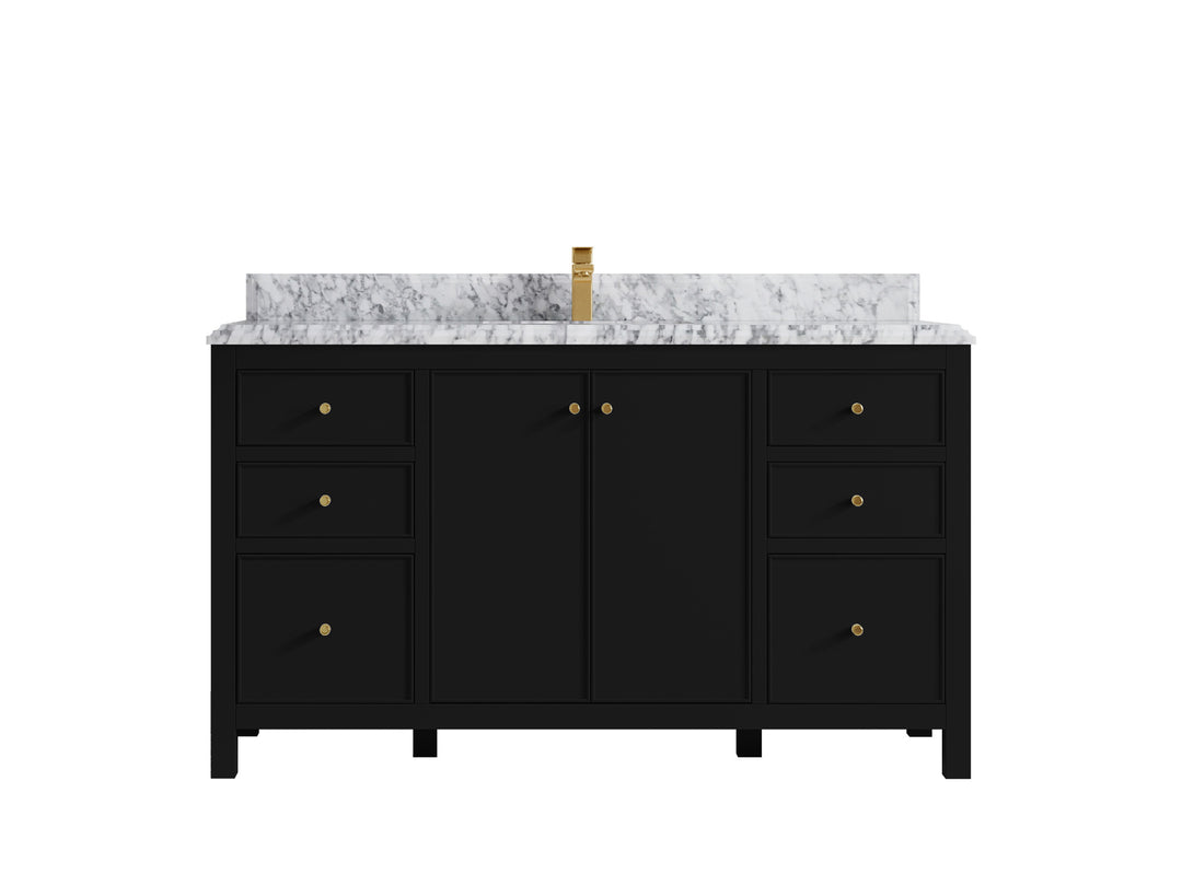 Chicago 60 in. W x 22 in. D Single Sink Bathroom Vanity