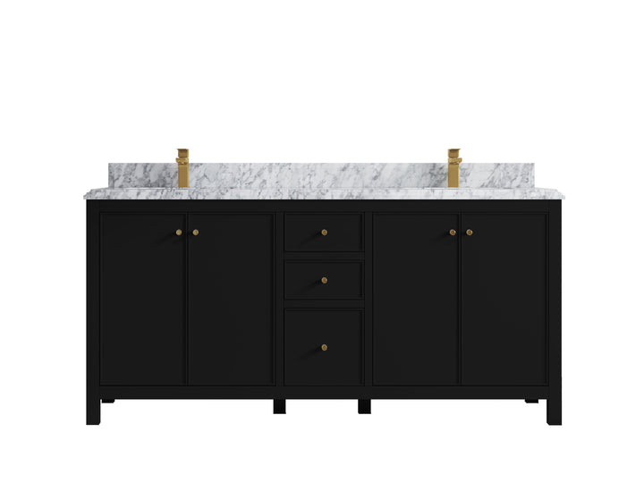 Chicago 72 in. W x 22 in. D Double Sink Bathroom Vanity - photo 23