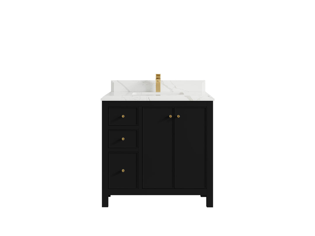 Chicago 36 in. W x 22 in. D Center Sink Bathroom Vanity