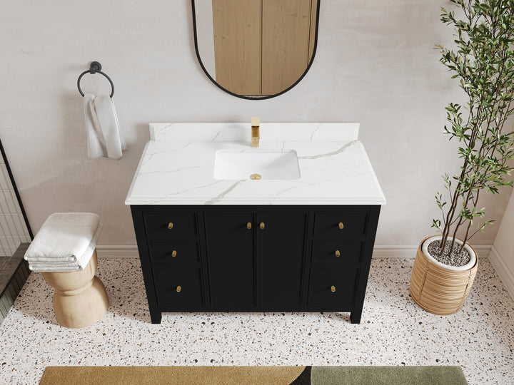 Chicago 48 in. W x 22 in. D Single Sink Bathroom Vanity - photo 24