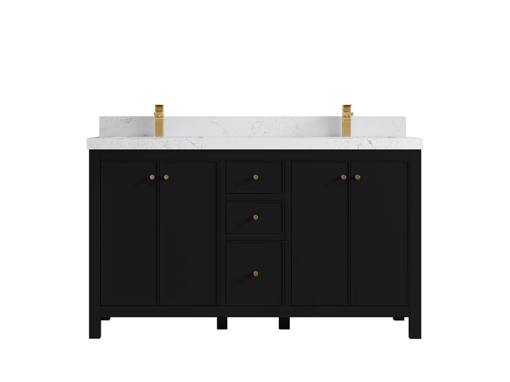 Chicago 60 in. W x 22 in. D Double Sink Bathroom Vanity - photo 31