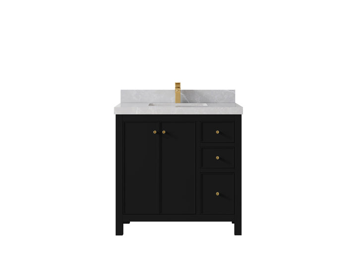 Chicago 36 in. W x 22 in. D Center Sink Bathroom Vanity - photo 33